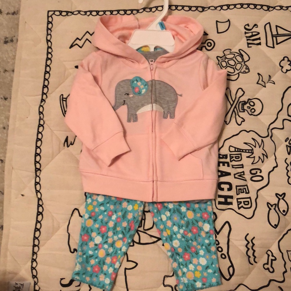 Baby Girls Outfit, 6 Months